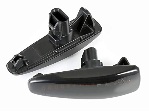 CARALL LN3156 - Kit de intermitentes laterales de LED Side Marker dinámico con lente ahumada compatible con Mitsubishi Lancer Outlander Pajero Montero 8351A001