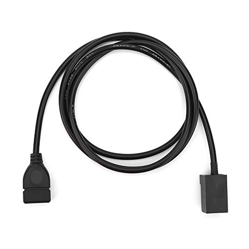 Chacerls Cable Adaptador de Audio USB AUX para Coche, convertidor de música Coche Cable Adaptador de Audio USB AUX para Honda Civic/Jazz/CR-V/Accord/Odyssey