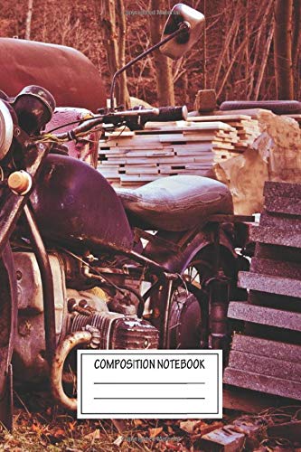 Composition Notebook: Vintage Posters Vintage Moto Vintage Wide Ruled Note Book, Diary, Planner, Journal for Writing