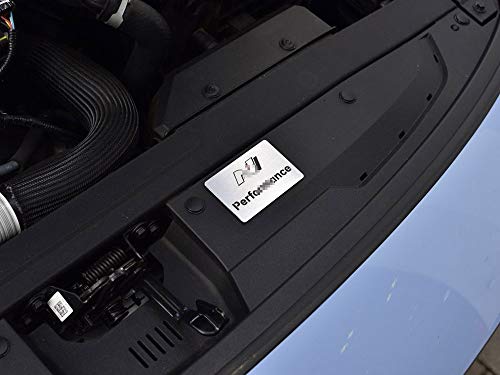 Cubierta De Acero para i30 N - 1 Pieza Emblema Placa Inox Metal Cepillado Interior Decoración Personalizados Hechos a Medida Tuning i30N Accesorios