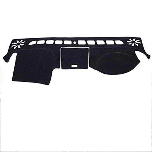 Cubierta para salpicadero de coche, para Isuzu MU-X D-MAX 2012-2018 (negro)