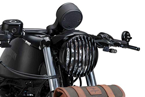 Customacces AZ1124N Protector de Faro Modelo MAX Harley Davidson Sportster 1200 Low 07'-09'