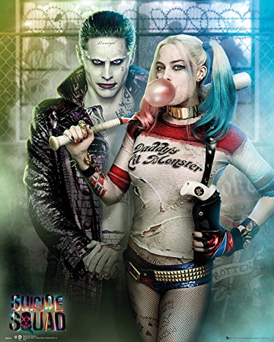 DC Comics GB Eye, Suicide Squad, Joker and Harley Quinn, Mini Poster 40x50cm