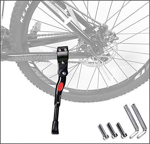 Exporee Pata de Cabra para Bicicleta, Aluminio Soporte Ajustable del Retroceso para Bicicleta de Montaña Bicicleta de Carretera con un Diámetro de Rueda de 20~27.5 Pulgadas