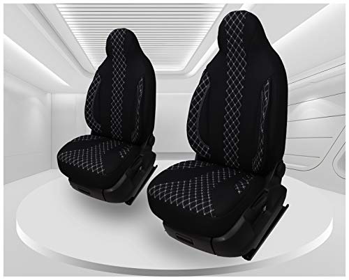 Fundas de asiento compatibles con Hyundai i10 1.2 Style conductor y pasajero a partir de 2013 Número de color: PL408