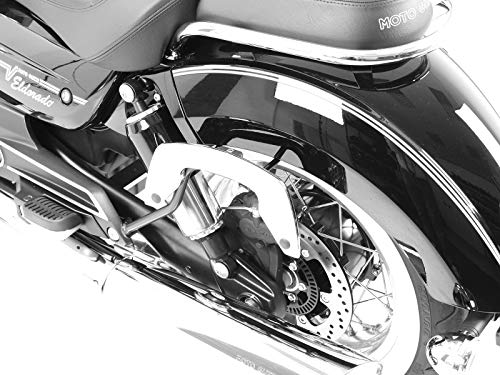 Hepco&Becker C-Bow - Soporte lateral cromado para moto Guzzi California 1400 Eldorado
