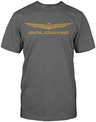 Honda Goldwing Corporate - Camiseta de manga corta para hombre - gris - Large