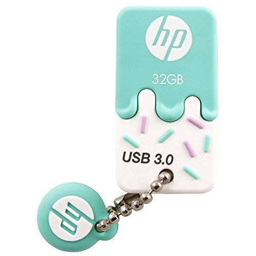 HP x778 W USB 3.0 de Goma Helado Unidad Flash (32.0 GB), Color Azul