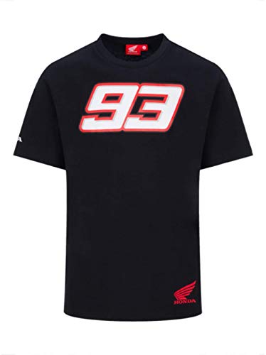 HRC Racing Camiseta Oficial MotoGP Dual MM93 - Negro - XXL