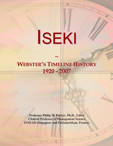 Iseki: Webster's Timeline History, 1920 - 2007