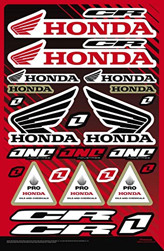 Kit Pegatinas Honda CR ADESIVI PATROCINADOR Moto Compatible para Yamaha KTM Cross Enduro Casco (32)
