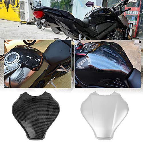 Lorababer Plásticos ABS CB-650-R Cubierta protectora de tanque de gasolina y combustible Accesorios de motocicleta para Honda CB650R CB 650R CB 650 R 2019 2020 (Plata)