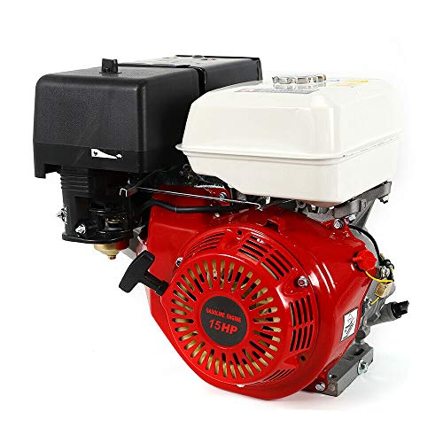 Motor de gasolina de 9 kW, 15 CV, 4 tiempos, refrigeración carburador, 3600 rpm.