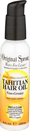 Original Sprout Tahitian Family Collection Tahitian Hair Oil (For Soft, Strong Healthy Hair) 118ml