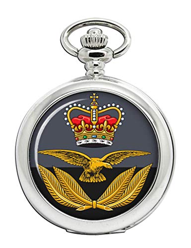 RAF de Oficiales Tapa Insignia Reloj de Bolsillo
