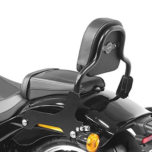 Respaldo Sissy Bar Compatible para Harley Davidson Softail Low Rider/S 18-21 Negro CSS