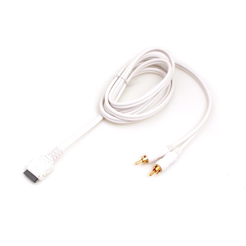 System-S Line Out - Cable para iPhone 3G, 3GS, 4, 4S, Classic, iPod Nano 1, 2, 3, 4, 5, Photo Video Touch 1G, 2G, 3G y 4G