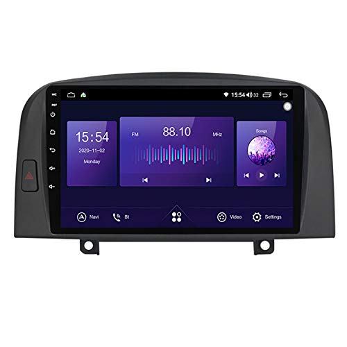 Unidad de cabeza de navegación GPS de coche Adecuado para Hyundai Sonata NF 2004-2008 Coche Estéreo SAT Capacitivo Touch HD Radio HD Multimedia Multimedia Radio incorporado Tracker,8Core 4G+WIFI:2+32G