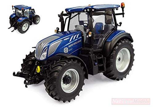 Universal Hobbies Model Compatible con TRATTORE New Holland T5-140 Blue Power 2019 1:32 DIECAST UH6207
