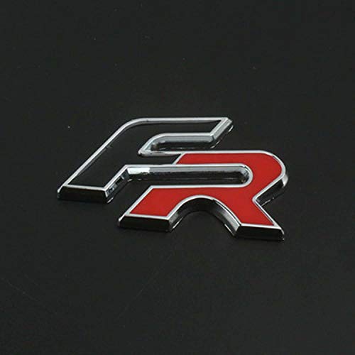 VNASKH Insignia del Emblema de la Letra FR Pegatinas de Coche Kirsite, para Seat Leon 2 FR + Cupra Ibiza Altea Exeo Formula Racing