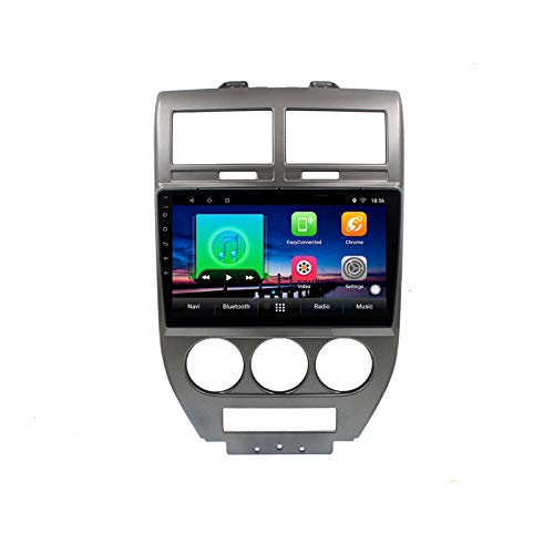 2G + 32G Android 10 estéreo de Coche para Jeep Compass 1 MK 2006-2010 Radio de Coche Reproductor de vídeo Multimedia Navegación GPS