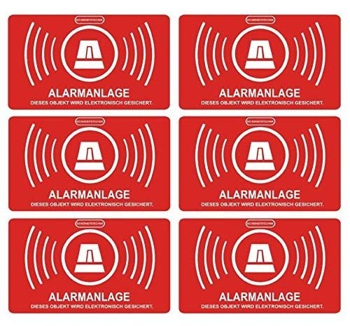 Adhesivos indicadores de alarma, para exteriores (5 x 3 cm, 5 unidades) (referencia: 047_5er)