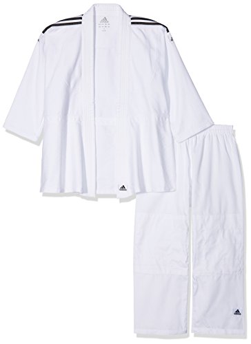 adidas - Kimono de Artes Marciales, tamaño 110 UK, Color Brilliant Blanco