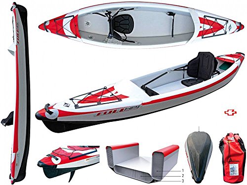 BIC Sport Inflatable Kayak YakkAir FULL HP2 - 410 - by Surferworld