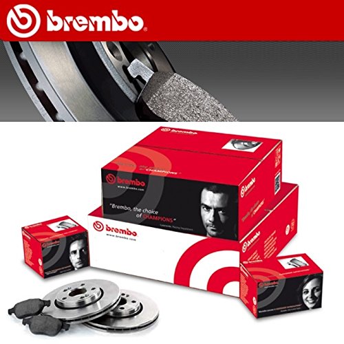 Brembo - Kit de discos delanteros + pastillas de freno Brembo 09.7629.10 + P59045
