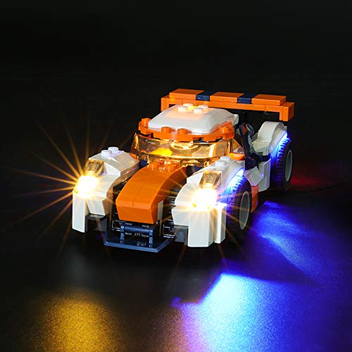 BRIKSMAX Kit de Iluminación Led para Lego Creator Deportivo de Competición Sunset,Compatible con Ladrillos de Construcción Lego Modelo 31089, Juego de Legos no Incluido