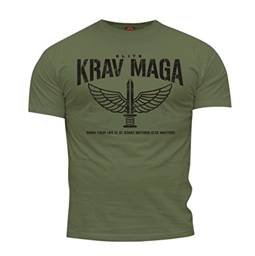 Dirty Ray Artes Marciales Krav Maga Elite Camiseta Hombre DT35 (M)
