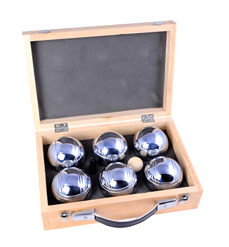 Engelhart - Juego completo de bolas en un bonito maletín de transporte de madera - 010205