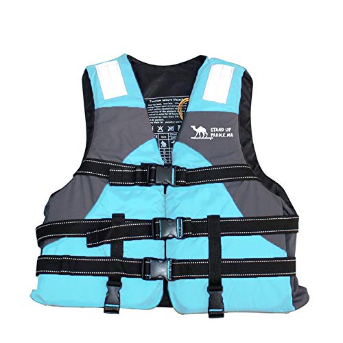 ENTRE NUBES Complementos de flotación para Mujer y Niños Homologado para Deporte acuático Sup Pesca Kayak Rafting Motos de Agua Barco Infantil (Altura 155-170 cm, Peso 45-60 kg)