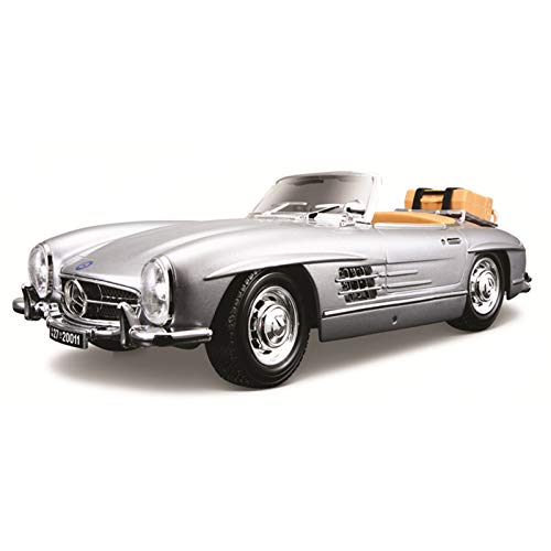 Escala De 1:18 para 1957 Mercedes-Benz 300 SL Alloy Luxury Vehicle Diecast Cars Model Toy Collection Regalo (Color : White, Size : A)