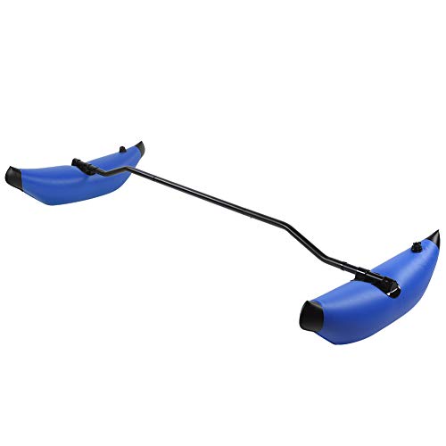 Estabilizador de kayak portátil, kit de estabilizador de kayak, seguro para kayak, pesca, principiantes, piragüismo(blue)