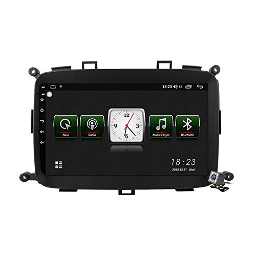 Gokiu Android 10 Car Radio de Navegación GPS para KIA Carens 2013-2018 con 9 Pulgada Táctil Support 5G FM Am RDS/DSP MP5 Player/Steering Wheel Control/Carplay Android Auto,7731