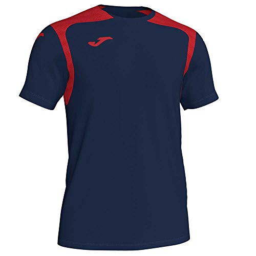 Joma T-Shirt M/C Champion V 101264 Turchese Fluo-Navy