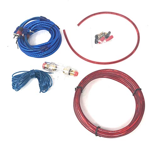 Juego de accesorios para montaje de amplificador cableado de audio para altavoz de graves car cableado cable