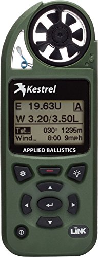Kestrel Elite Weather Medidor con Aplique balística y Bluetooth Enlace, 0.034019424 kilograms, Color Verde Oliva