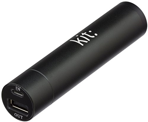 Kit 2000mAh - Cargador de emergencia portátil (con cabezales Micro USB, Mini USB, Mini USB y Conector 30-Pin para Apple y Android), negro