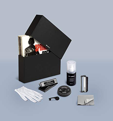 Meliconi Vinyl Kit Deluxe, Kit Completo para la Limpieza y para el Mantenimiento de los Vinilos. 8 Productos específicos en uno, para cuidar de Sus Vinilos AL 100%.