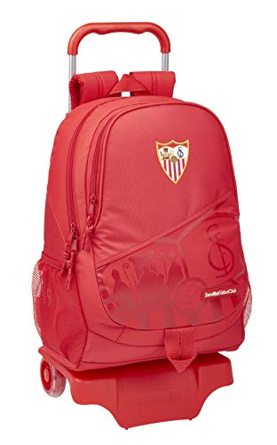 Mochila Escolar de Sevilla FC Oficial con Carro 330x150x430mm
