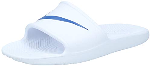 Nike KAWA Shower, Zapatos de Playa y Piscina Hombre, Blanco (White/Blue Moon 100), 40 EU