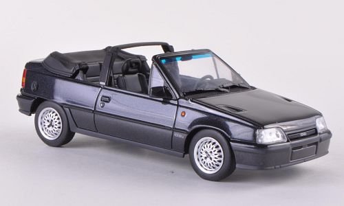 Opel Kadett GSi Descapotable, negro metálico , 1989, Modelo de Auto, modello completo, Minichamps 1:43
