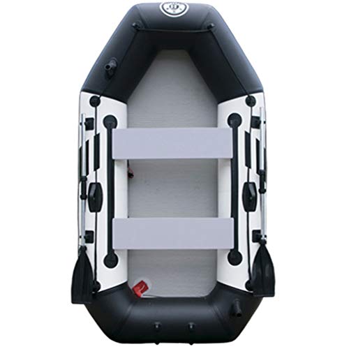 Priority Culture Kayak Hinchable con Hélice De Aleación De Aluminio Canoa Apto para Pescar Y Jugar En La Costa. Kayak De Mar Rigido Los 200-300cm (Color : Blue+Gray, Size : 230 * 120cm)