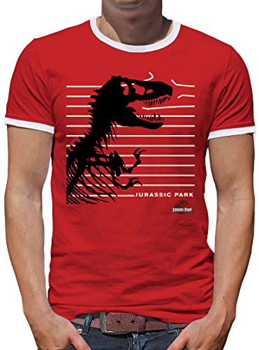 Shirt-People Jurassic Park Breakout - Camiseta para hombre rojo XL