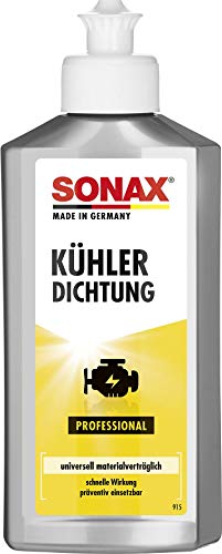 SONAX 04421410 Junta de radiador, sellador de grietas y agujeros en sistema de refrigeración (250 ml)