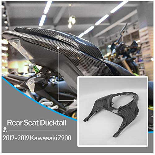 Z900 ZR900 Fibra de Carbono Parte Superior Cubierta del carenado del Asiento Trasero Panel de Cola de Pato para 2017 2018 2019 2020 Kawasaki Z ZR 900 Accesorios de Motocicleta Piezas 17 18 19 20