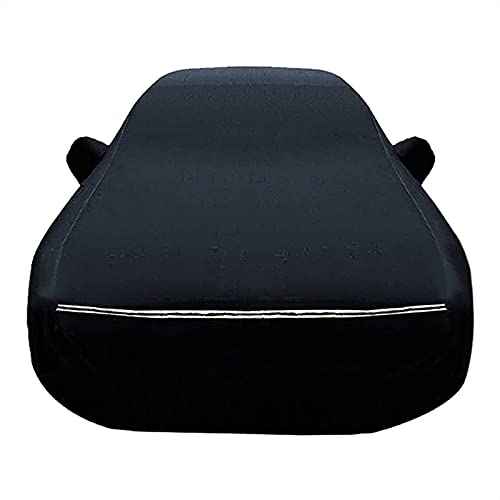 ZYuan Impermeable Funda para Coche Compatible con Jaguar Transpirable Cubierta de Coche Resistente al Polvo Cubre para Temporada Durable (Color : Black, Size : F-Type Convertible)