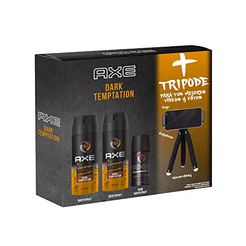 AXE Pack Dark Temptation Tripode - 2 x 150 ml y Mini 35 ml y Tripode 460 g